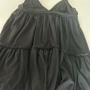 Zara Black A-Line Skirt